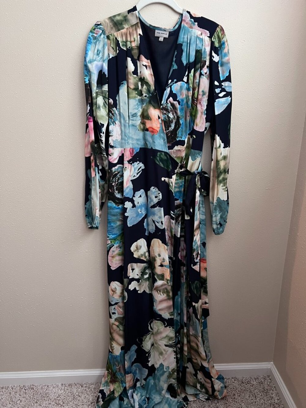 The ODELLS Wrap Floral Maxi Dress